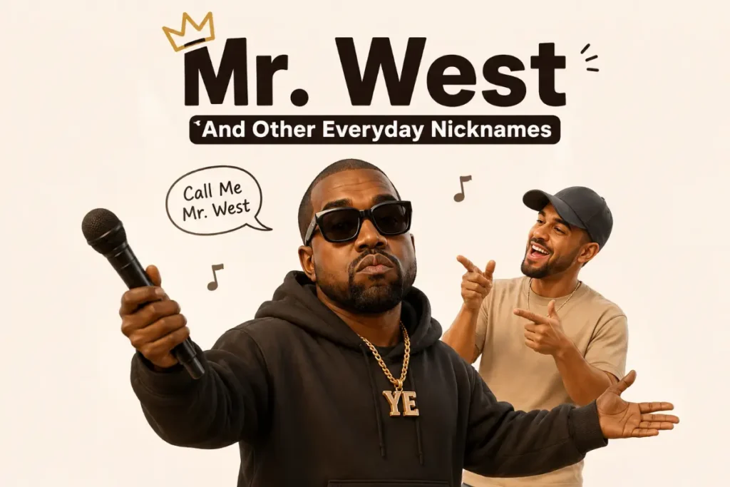 Mr. West And Other Everyday Nicknames