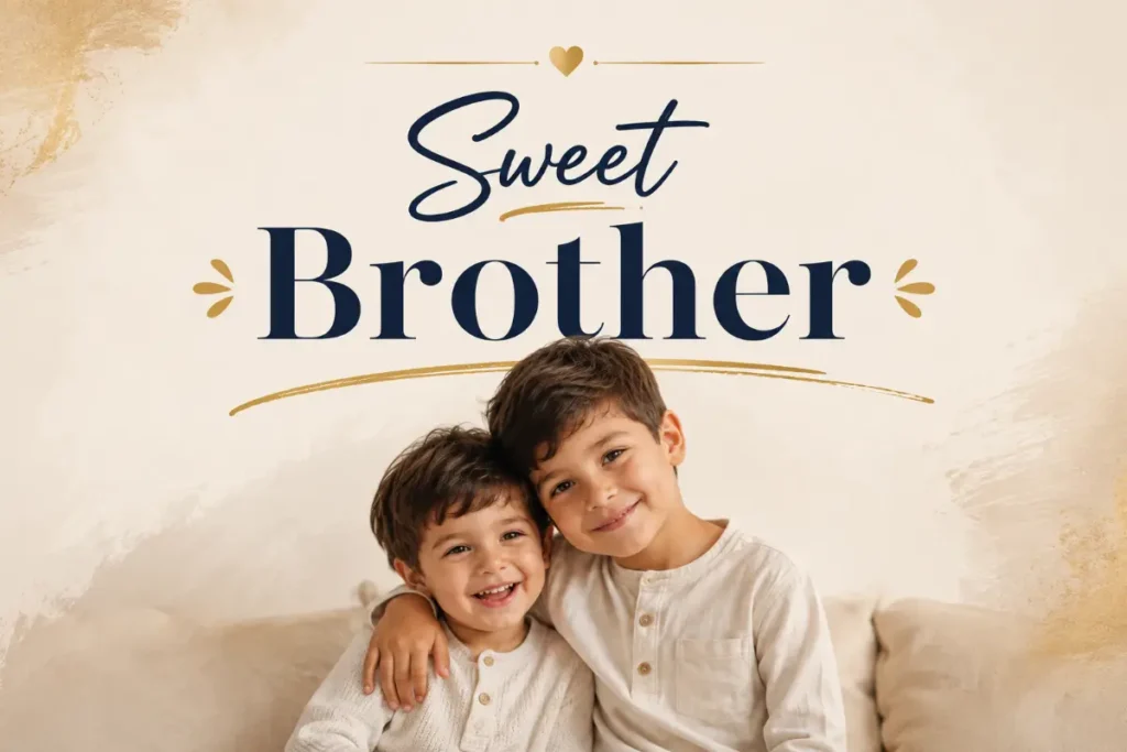 Cute Nicknames For A Brother