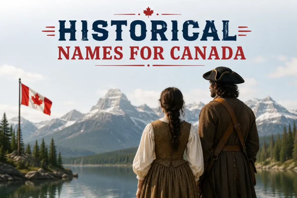 Historical Names For Canada