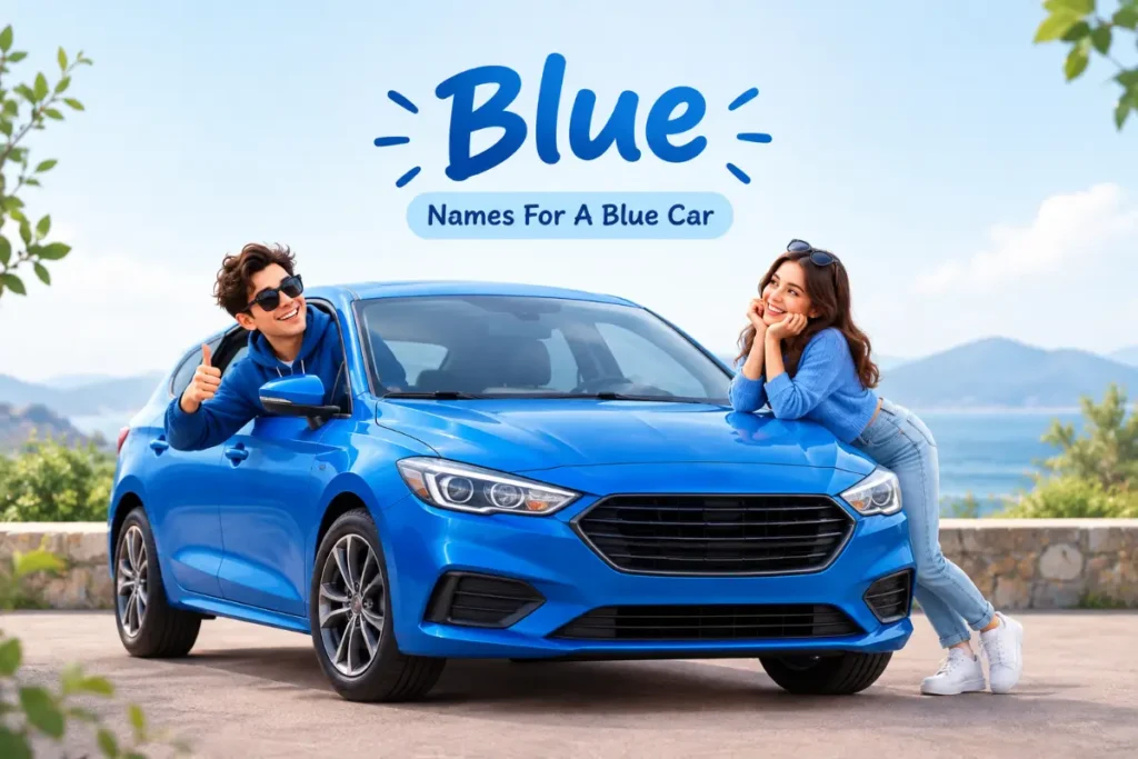 Short Names For A Blue Car