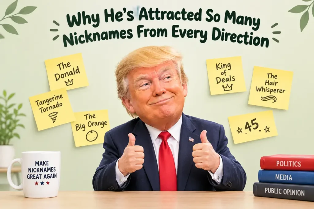 Why He's Attracted So Many Nicknames From Every Direction