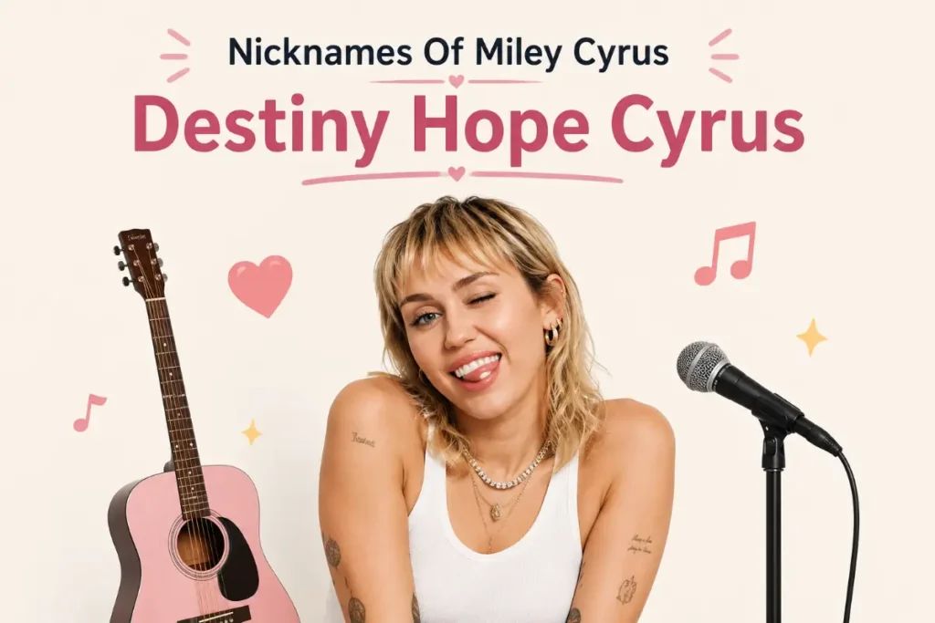 Complete List Of Miley Cyrus Nicknames And Names