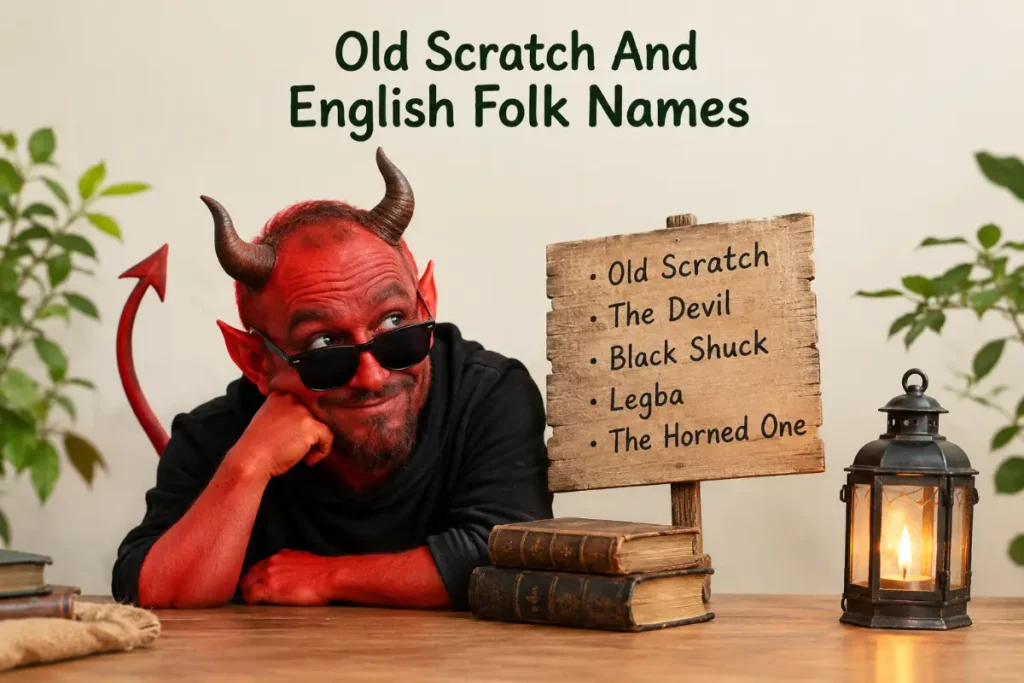 Old Scratch And English Folk Names