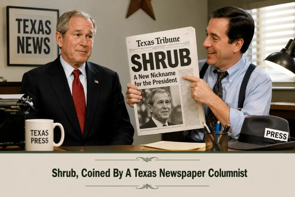 Shrub, Coined By A Texas Newspaper Columnist