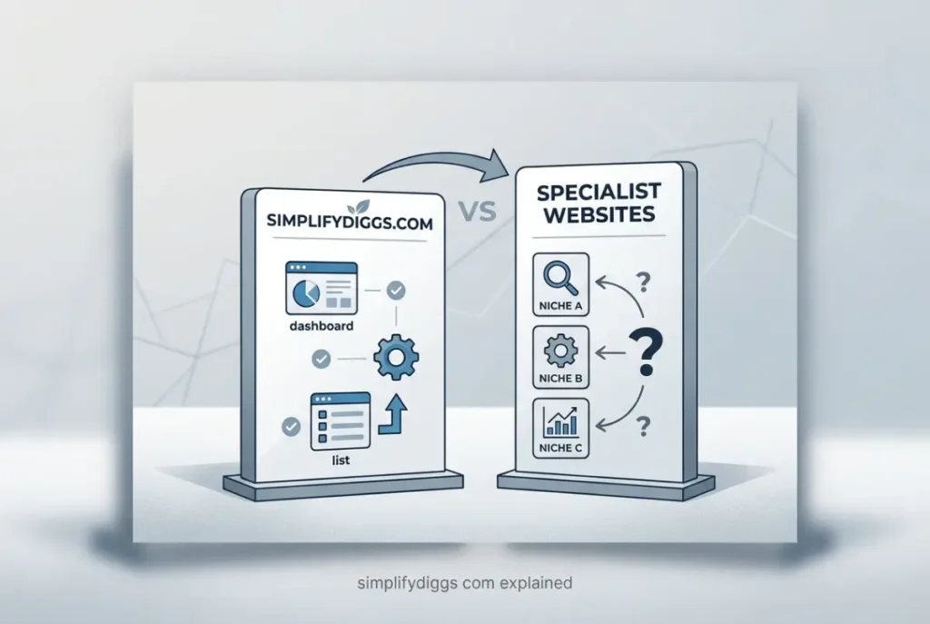 SimplifyDiggs.com Compared With Specialist Websites